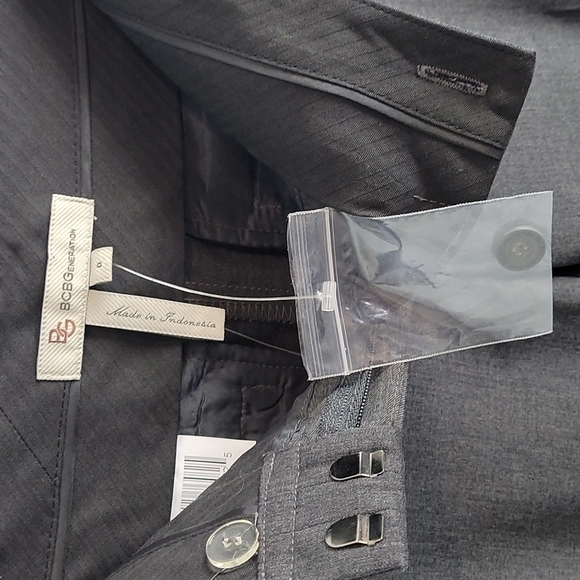BCBGeneration gray flared tailored dress pants trousers  0 - Picture 6 of 12